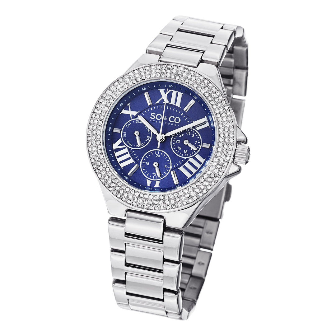 Madison-5019.2 Silver/Stainless Steel | Blue Dial