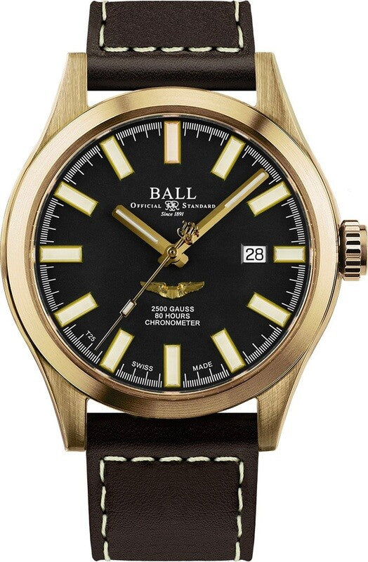 Engineer M Star Magna Black / Leather Black Dial