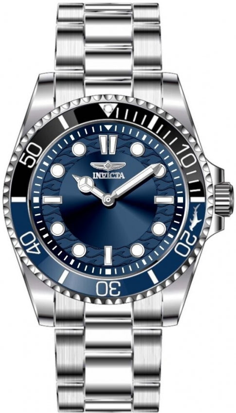 Pro Diver Men Blue Dial / Stainless Steel Bracelet Blue Dial