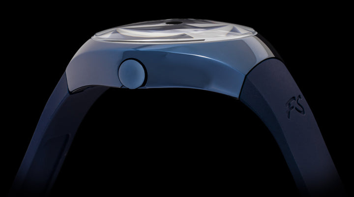 Frank Stephenson's Cosmos Series Blue Case, Blue Dial, Blue Strap | Blue Dial