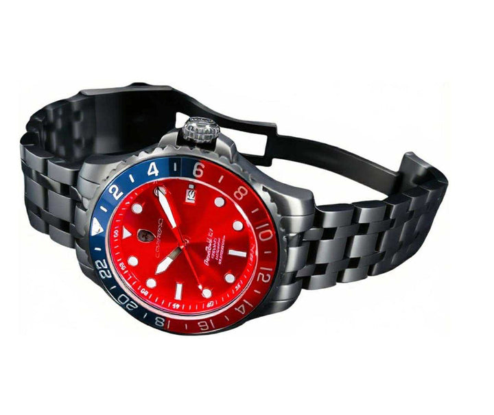 TIME BOLD- X5 RED/BLUE | Red Dial