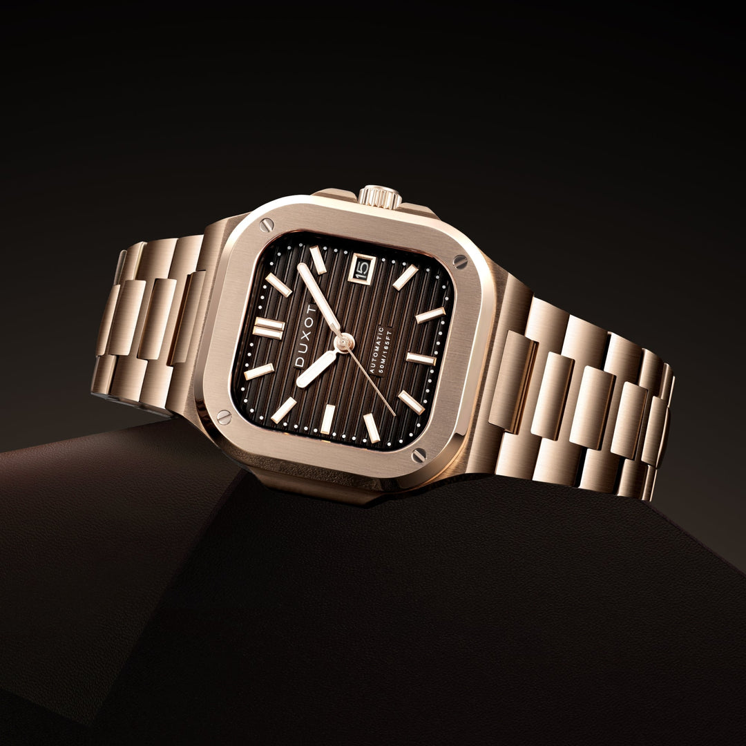 Quadrata Automatic Brown / Stainless Steel | Brown Dial