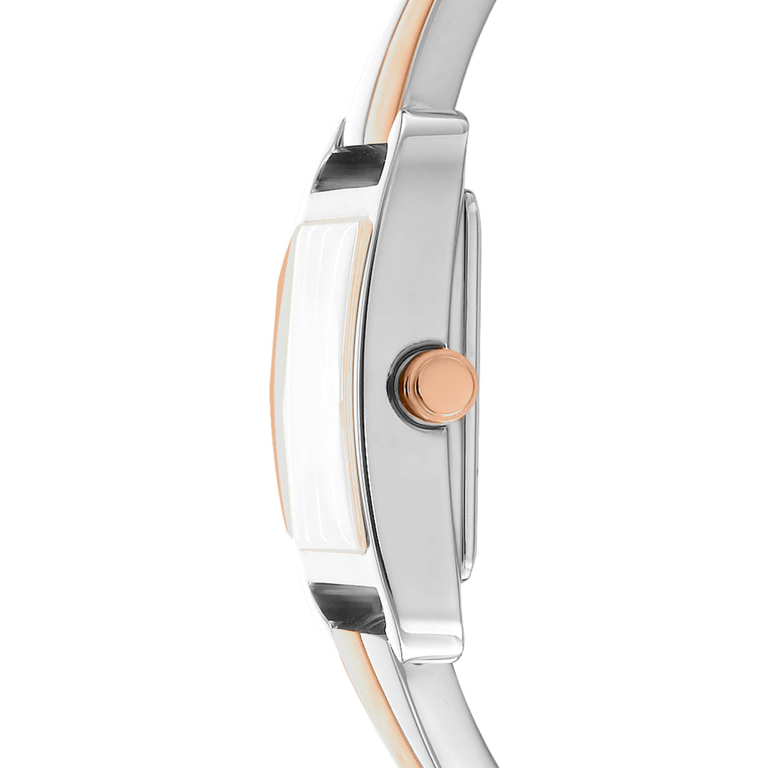 Classic 22mm / Silver / Silver and Rose Gold | Silver Dial