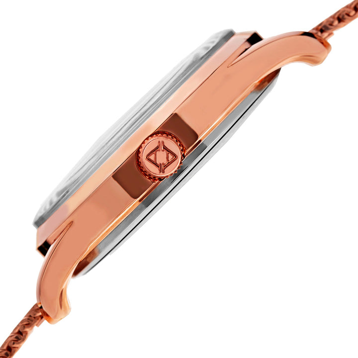 Casual-AK920RG Rose Gold/Stainless Steel | Black Dial