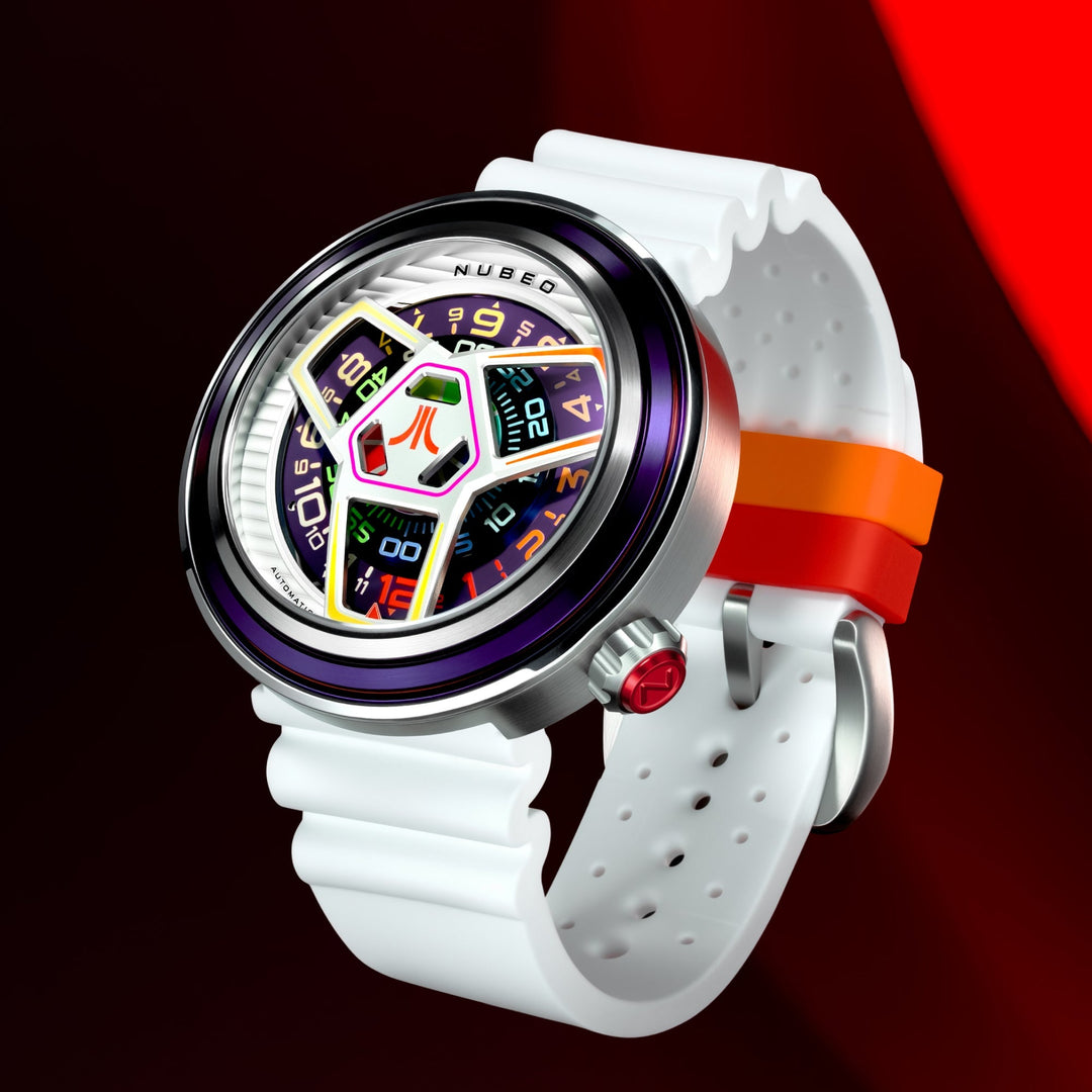 Ventana Automatic Atari Retro Gamer Limited Edition White / Rubber Strap | White