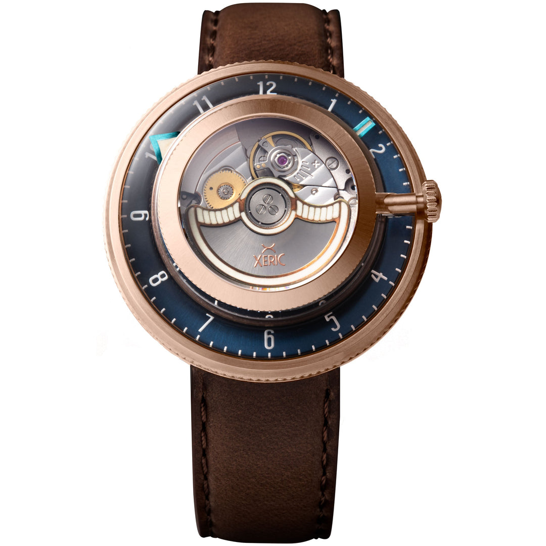 Invertor Automatic Rose Gold Indigo Blue Dial