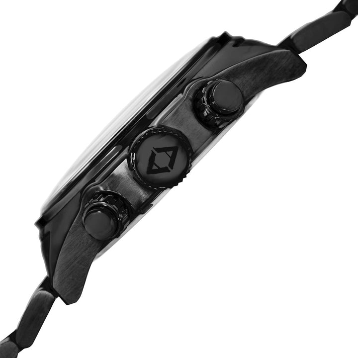 Casual Black/Stainless Steel | Black Dial