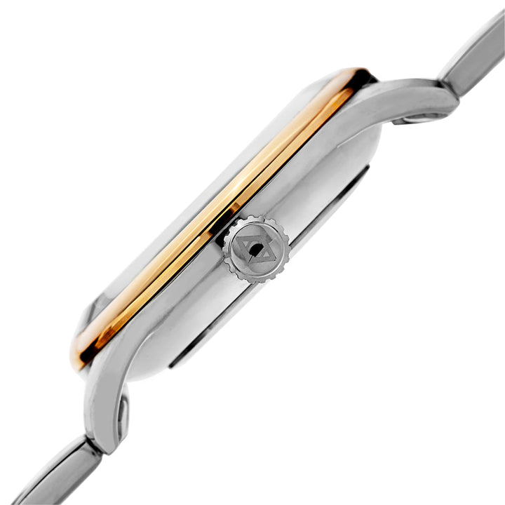 AK787TTG-Casual Silver/Gold/Stainless Steel | Black Dial
