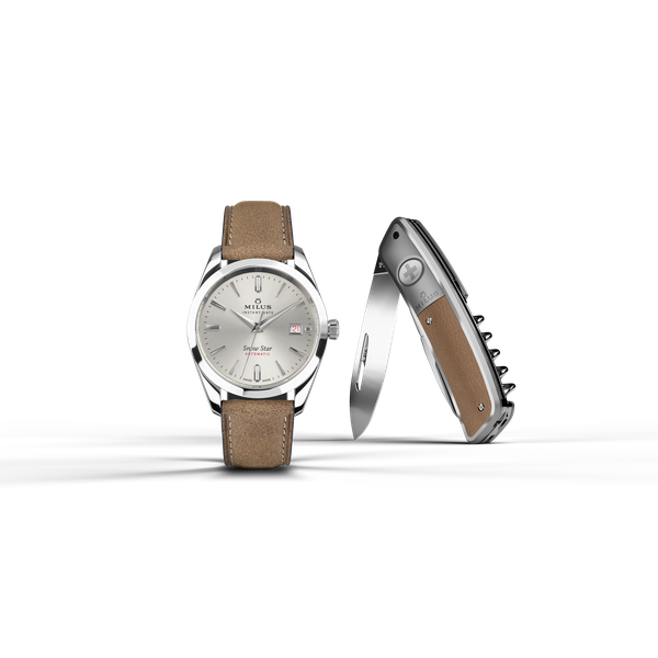 Snow Star Silver Sky Midway Edition Kinfe and Watch WG Exclusive |  Dial