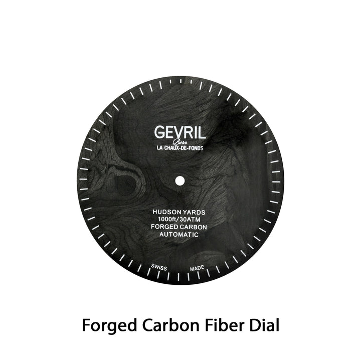 Hudson Yards -Forged Carbon Fiber Swiss Automatic SW200-1 - Forged Carbon Fiber 