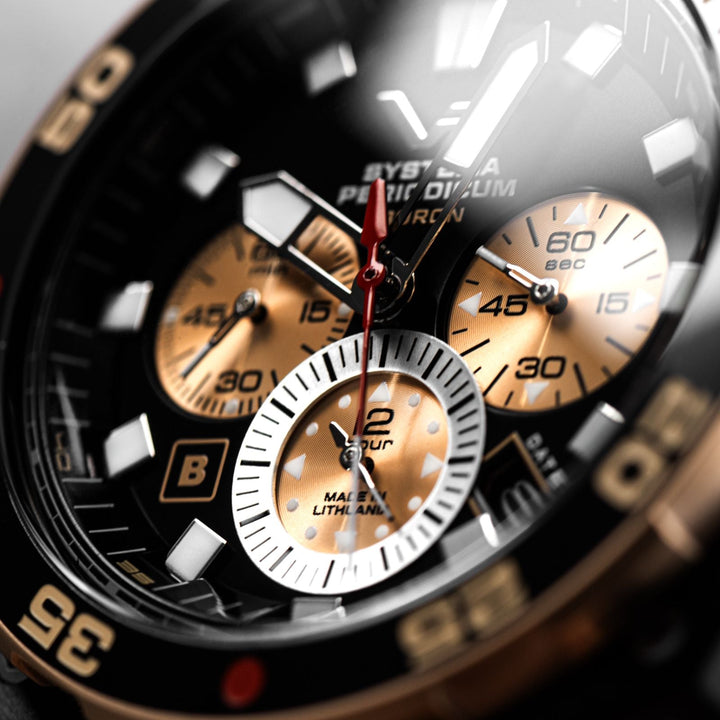 SYSTEMA PERIODICUM Black/Leather Black Dial