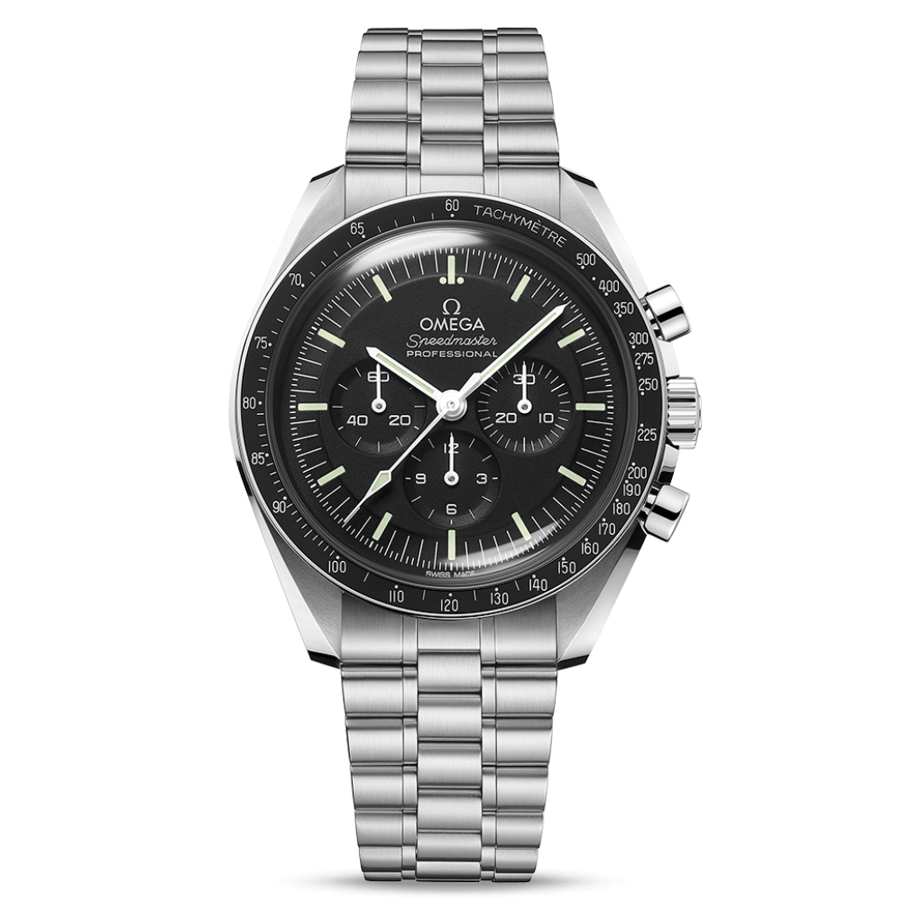Speedmaster Moonwatch Professional Co-Axial 42mm hesalite glass | Black Dial