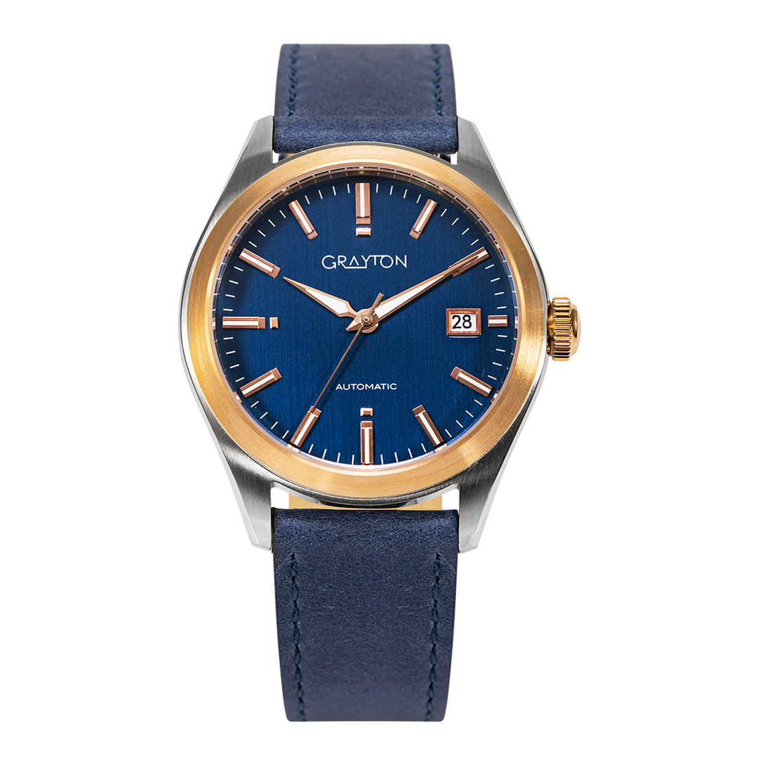 Elegant Sport Blue / Leather Blue Dial