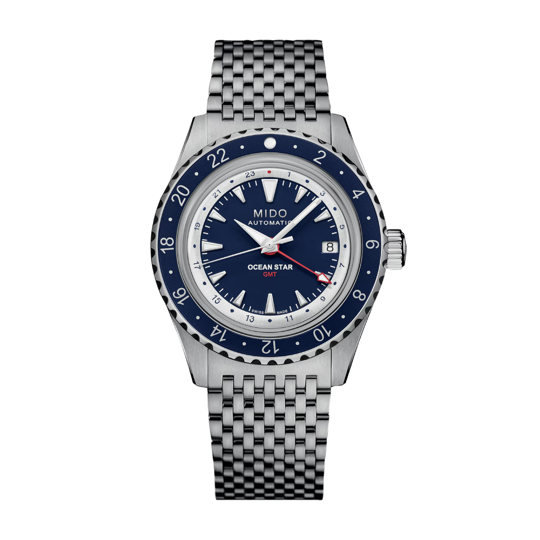 Ocean Star GMT Blue / Stainless Steel | Blue Dial