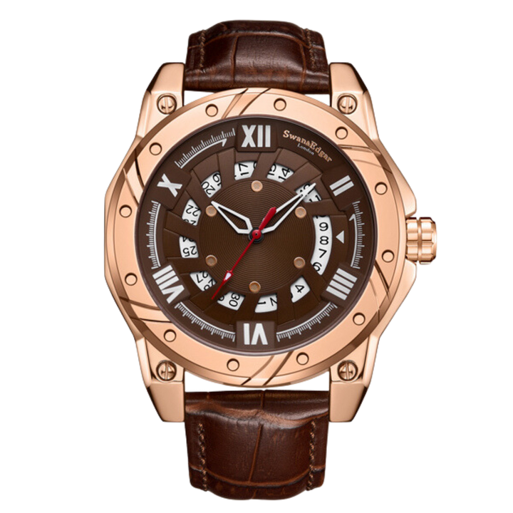 Engineer Automatic Brown  Dial / Brown Leather Strap Brown Dial