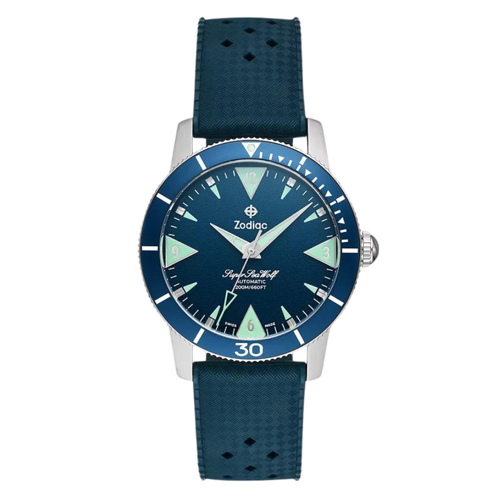 Super Sea Wolf Skin Diver Blue | Blue Dial