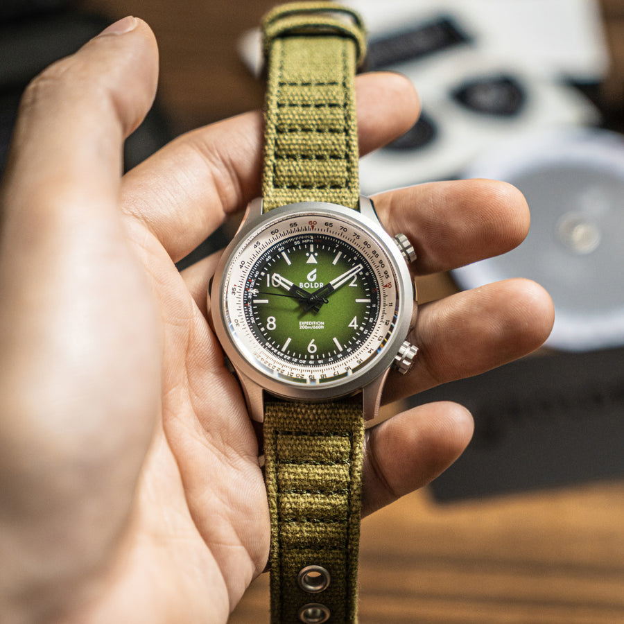 Expedition Enigmath Sinharaja/Green | Green Dial