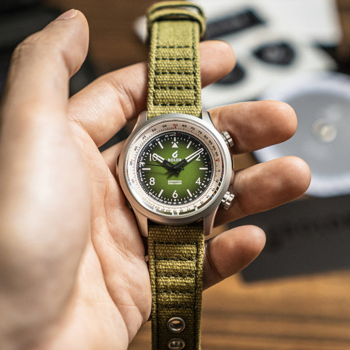 Expedition Enigmath Sinharaja/Green | Green Dial