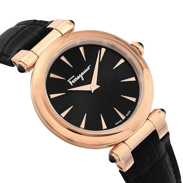 Idillio 36mm / Black / Black | Black Dial
