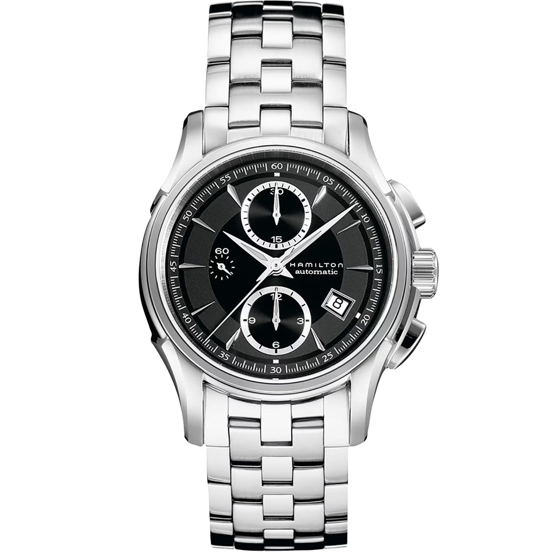 JAZZMASTER Silver/SS Black Dial