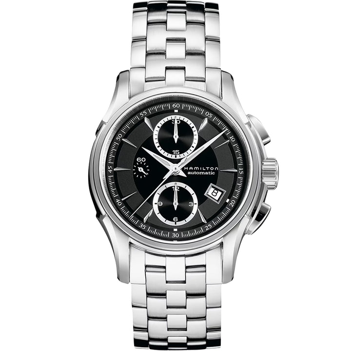 JAZZMASTER Silver/SS Black Dial