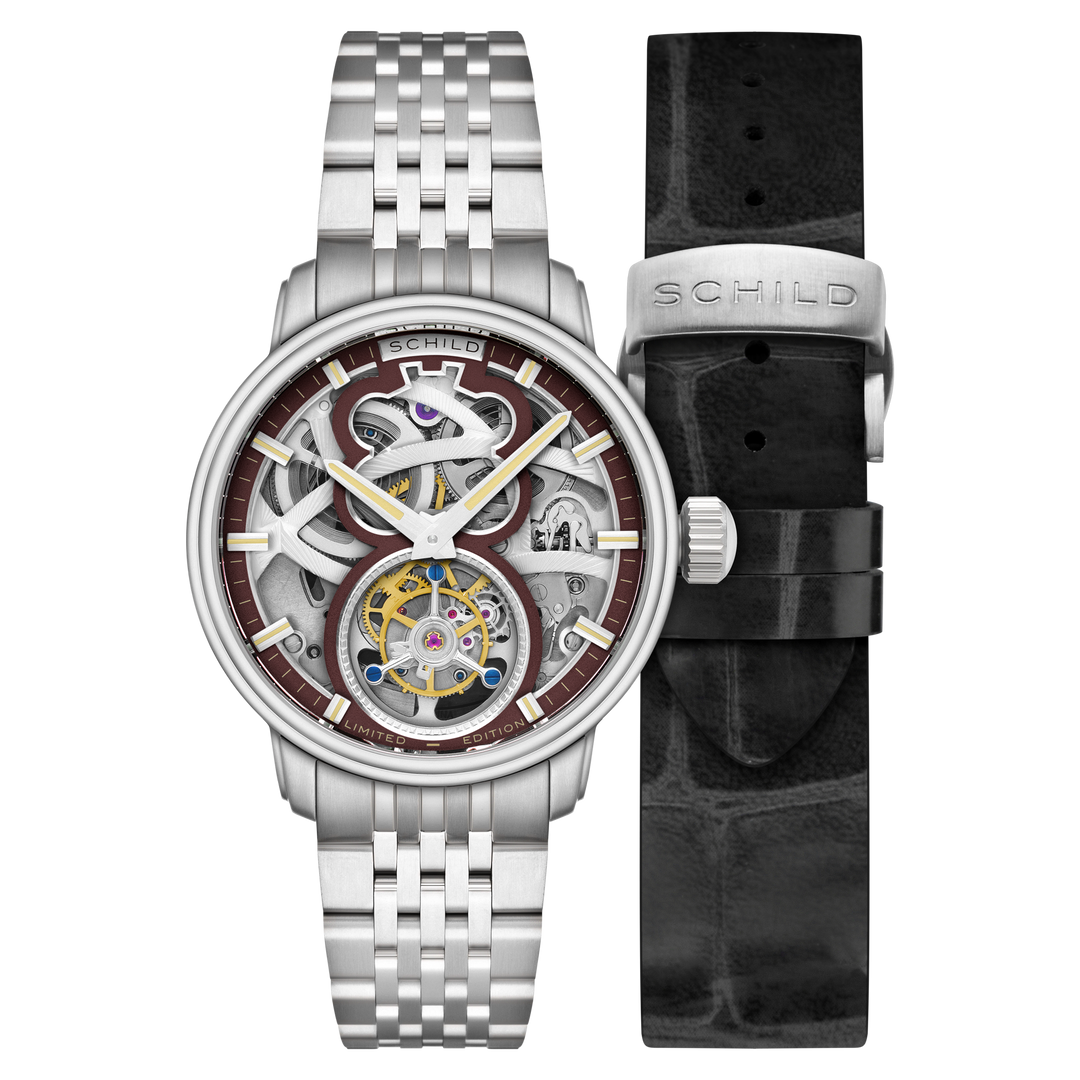 Maximillian Tourbillon Limited Edition Red / Steel Stainless Steel | Red Dial