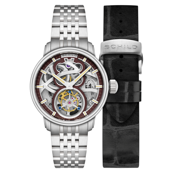 Maximillian Tourbillon Limited Edition Red / Steel Stainless Steel | Red Dial