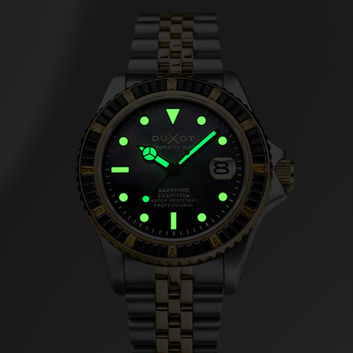 Atlantica 40 Rainbow Automatic Two Tone / Stainless Steel | Black Dial