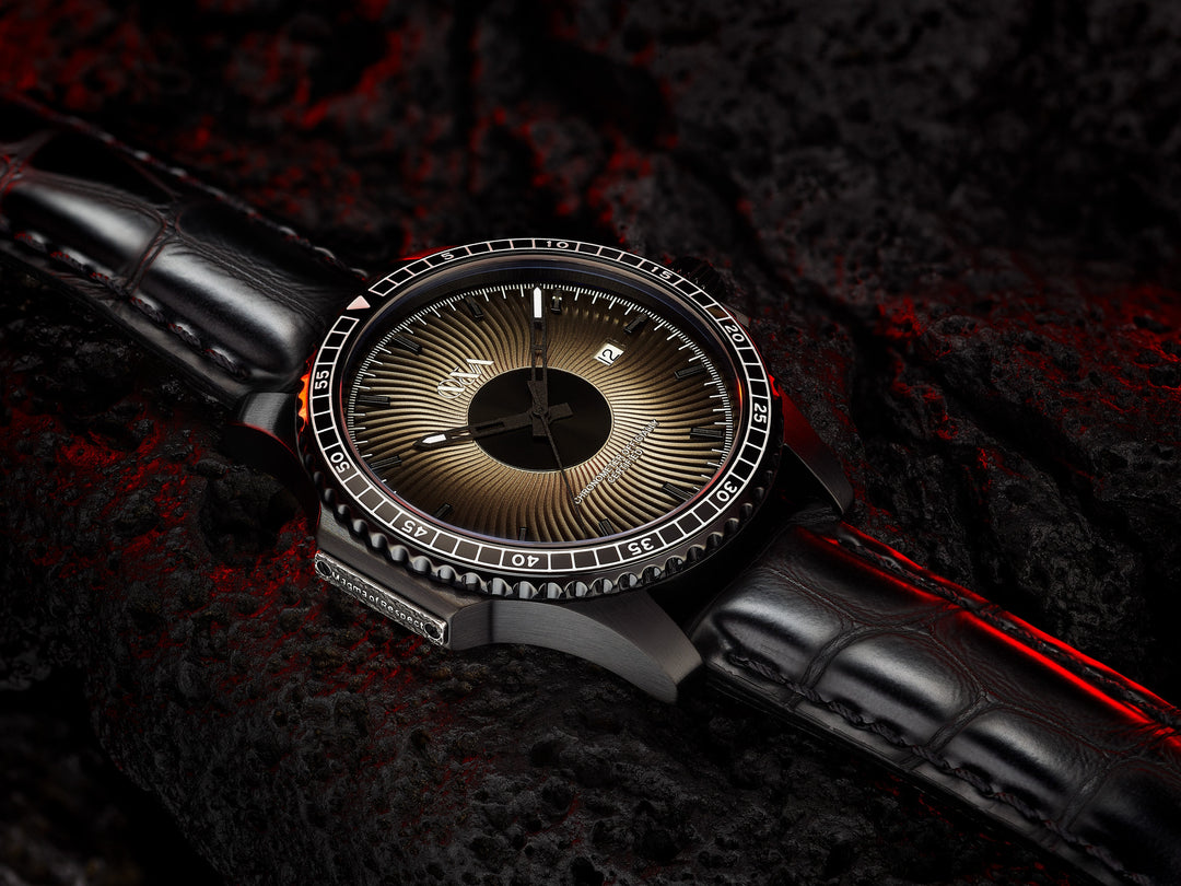 Technic Black / Leather | Black Dial