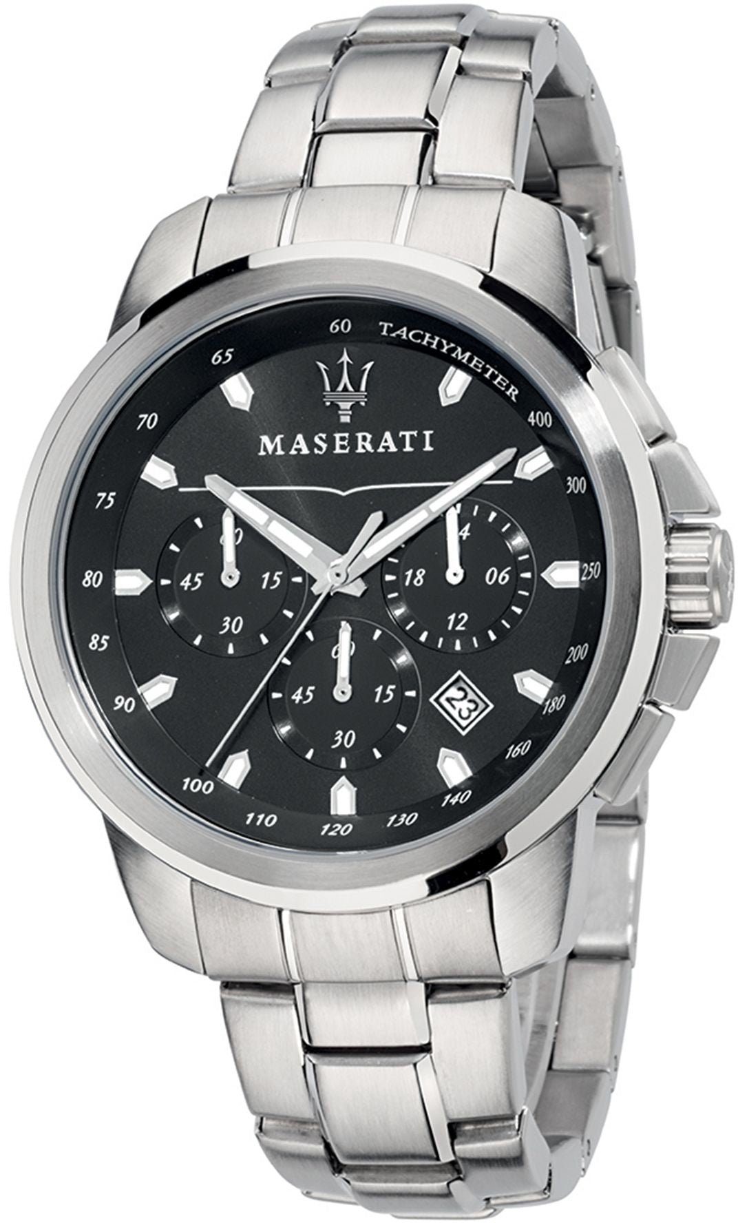 SUCCESSO Black / Stainless Steel Black Dial