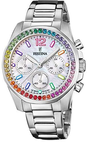 Boyfriend Mother Of Pearl / Stainless Steel