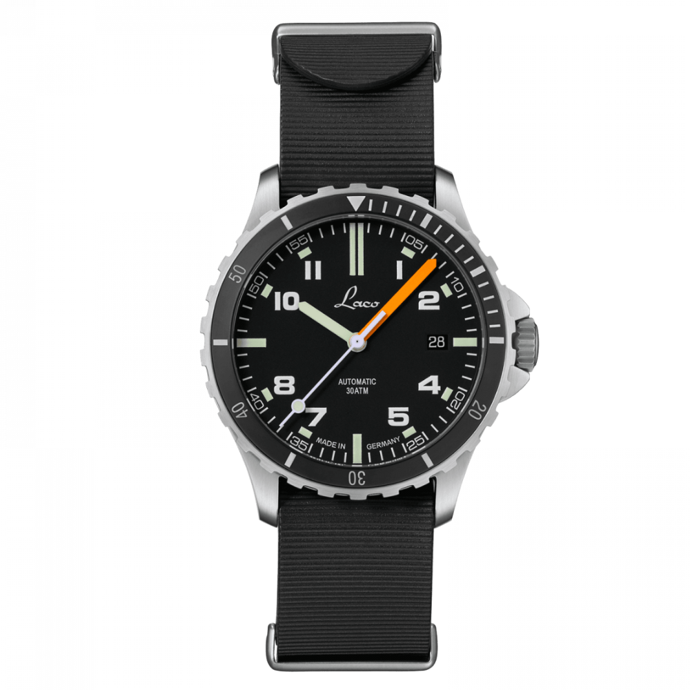 Himalaya 39.RB Black Rubber Black Dial