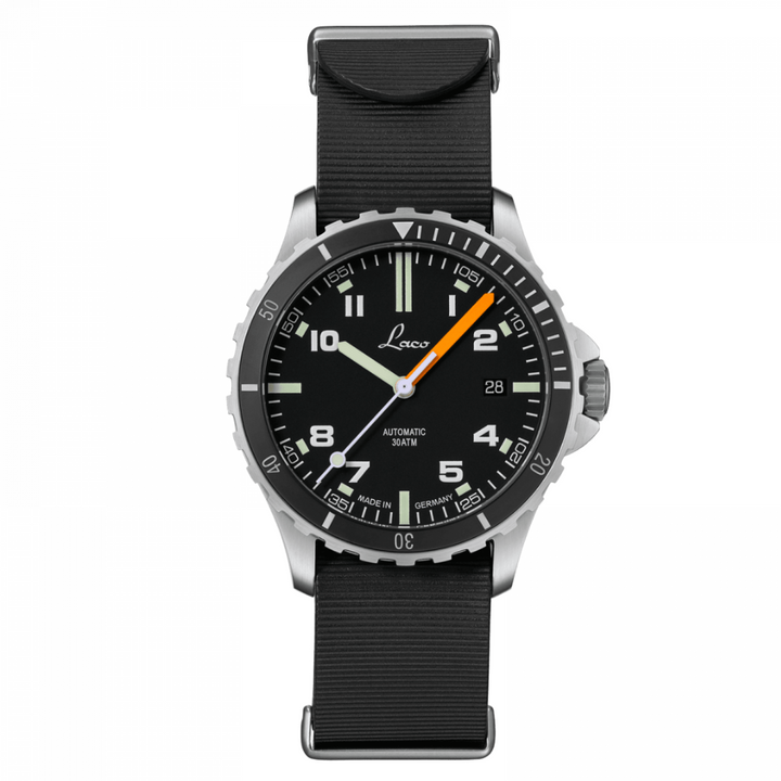 Himalaya 39.RB Black Rubber Black Dial
