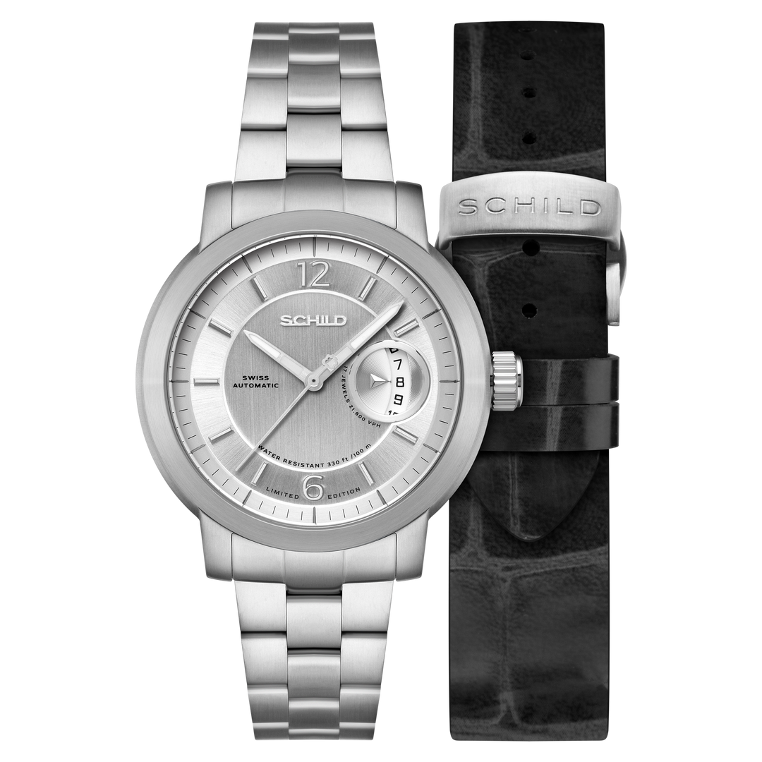 Heinrich Minimal Swiss Automatic Limited Edition Silver / Stainless Steel | Silv
