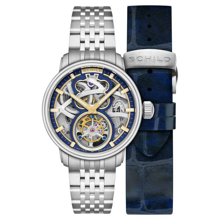 Maximillian Tourbillon Limited Edition Blue / Stainless Steel Blue Dial