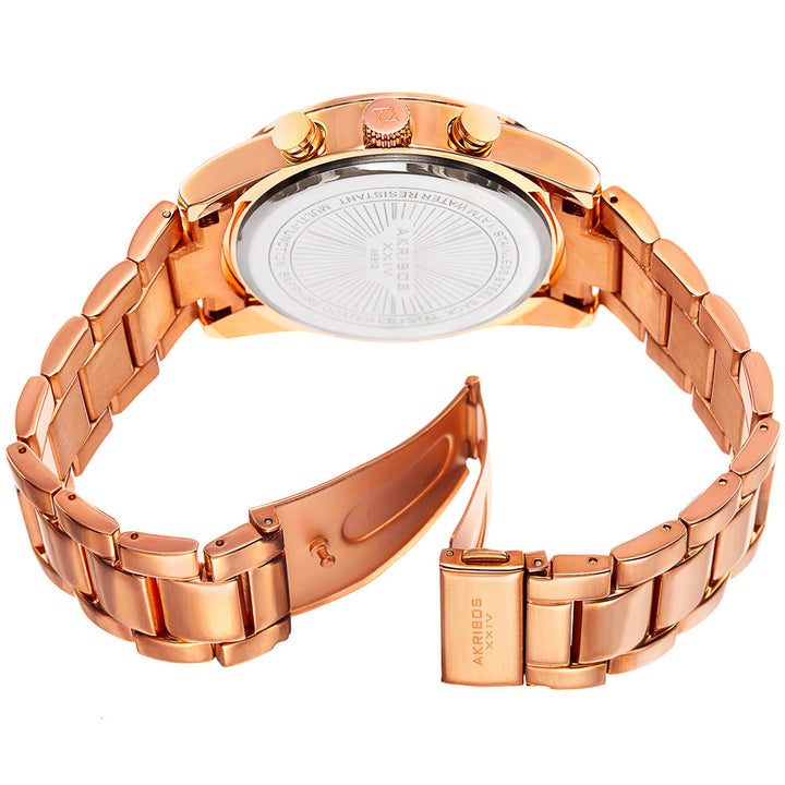 AK812RG-Casual Rose Gold/Stainless Steel | Salmon Dial