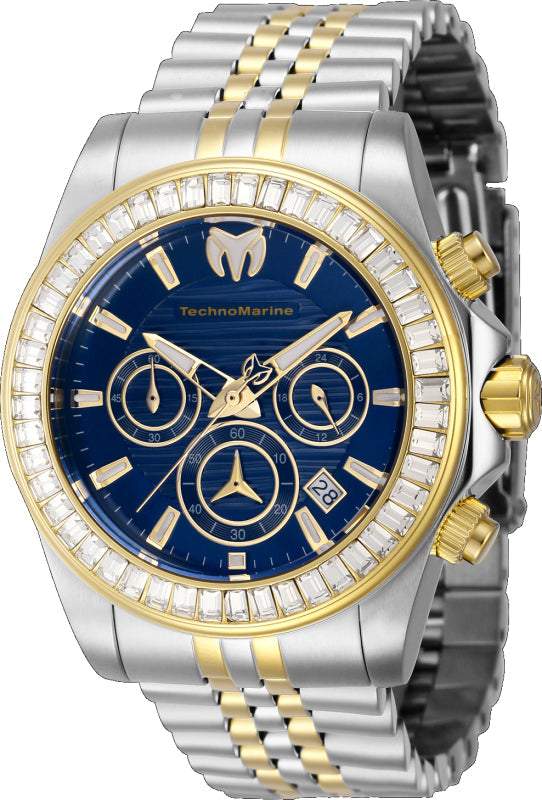 Manta Ray 42mm / Blue / Silver and Gold | Blue Dial