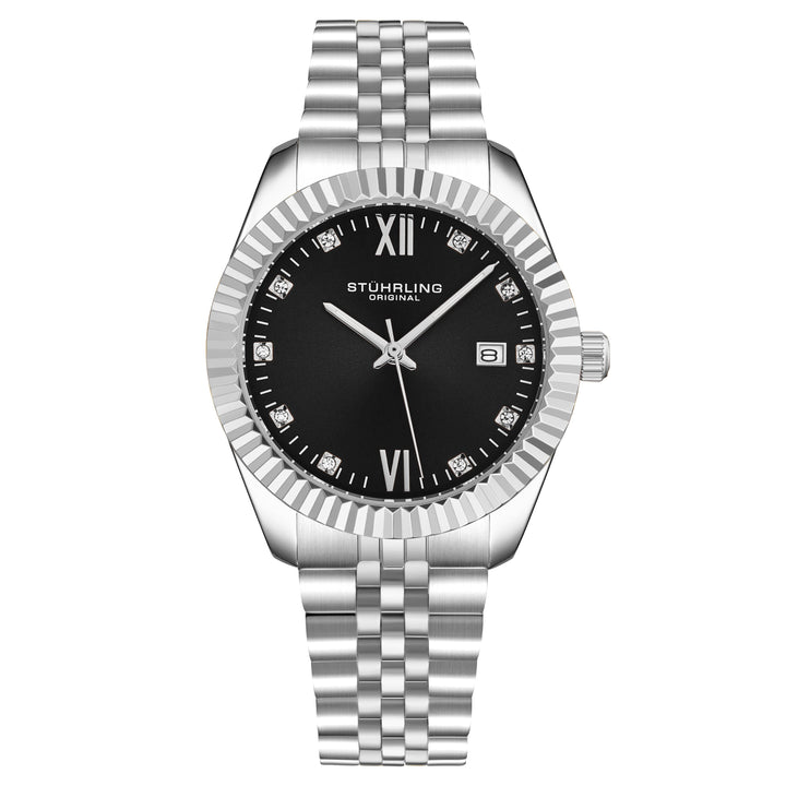 Gamine Classic Quartz Watch Black/Stainless | Black Dial