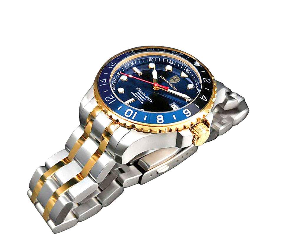 TIME BOLD- X10 BLACK/BLUE | Blue Dial
