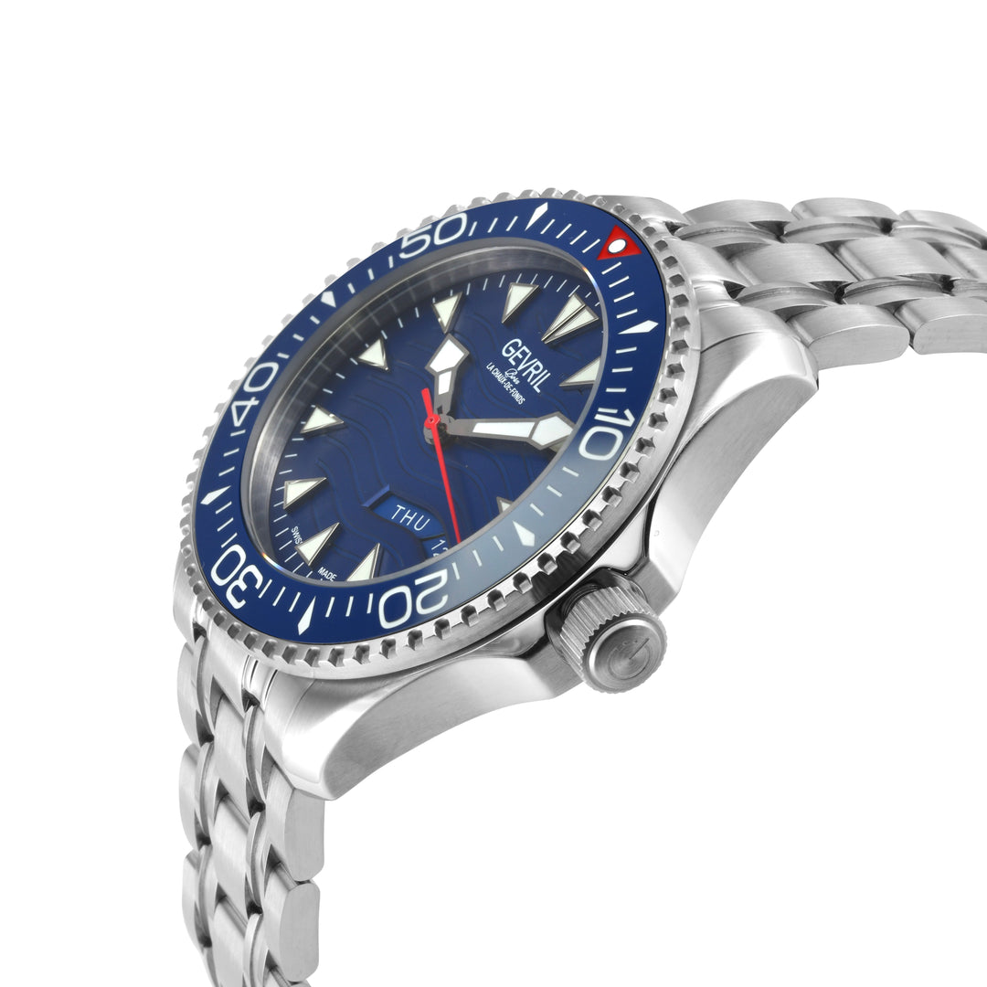 Hudson Yards Swiss Automatic Custom made SW220 - Day/Date display Diver watch, B