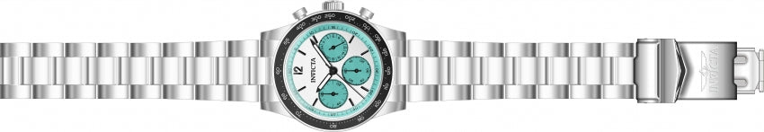 Speedway Chronograph Silver-Tone And Turquoise Dial / Stainless Steel Bracelet T
