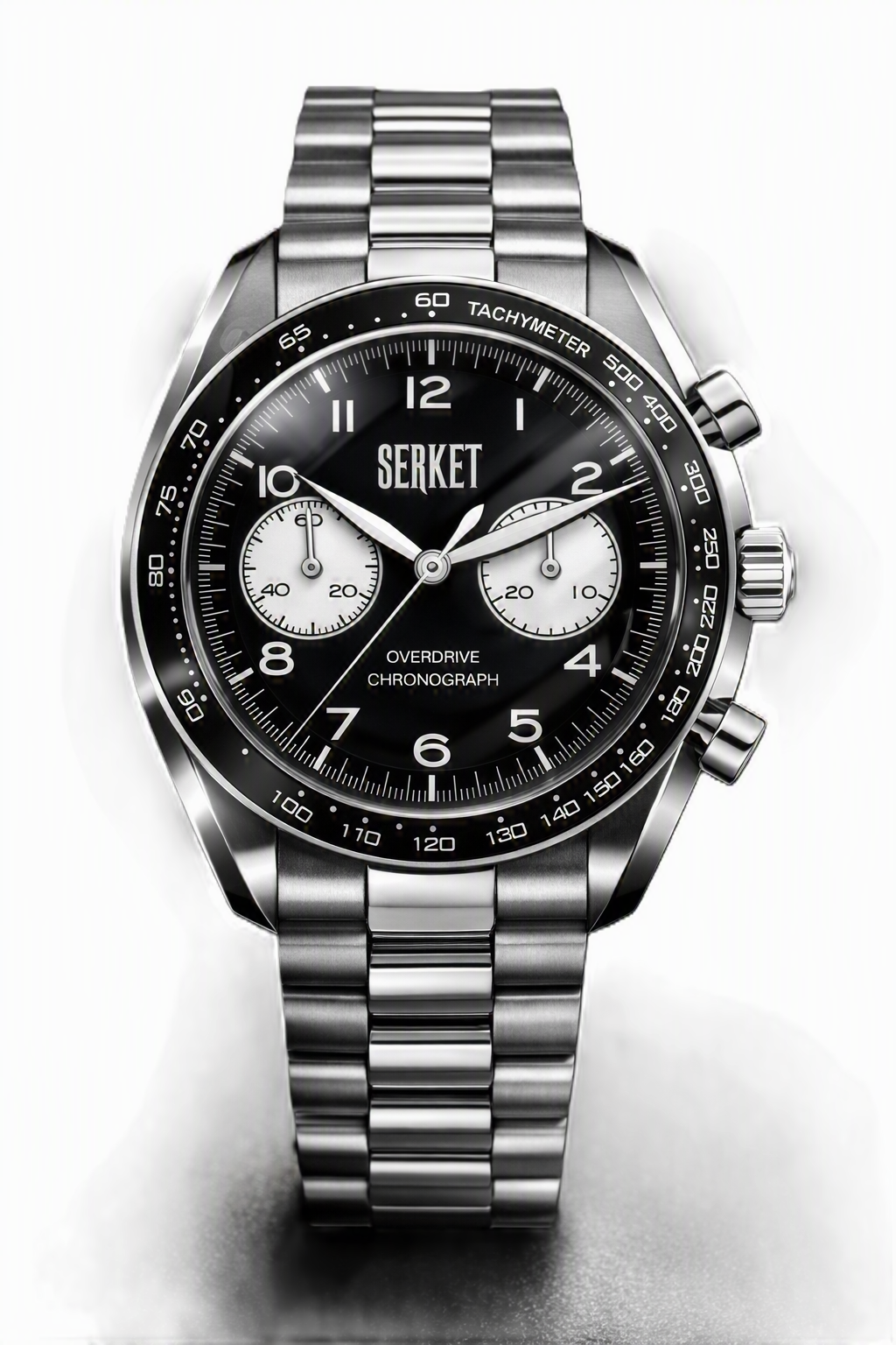 Overdrive Chronograph Phantom Black Black & White Dial