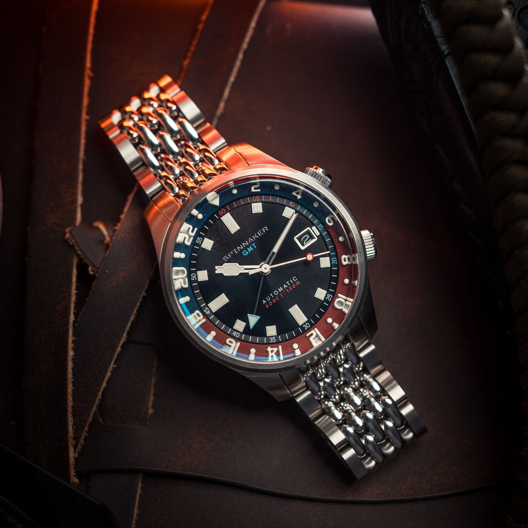 Bradner GMT Automatic Black / Stainless Steel Black Dial