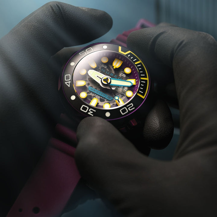 Ventana Skeleton Automatic Limited Edition Purple / Purple | Purple Dial