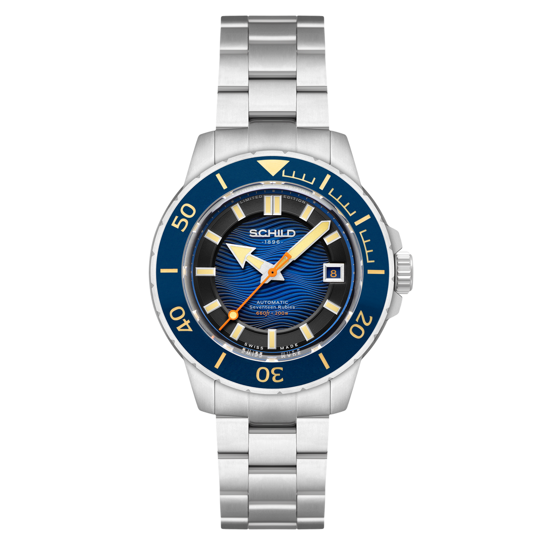 Hermann Swiss Automatic Limited Edition Blue / Stainless Steel | Blue Dial