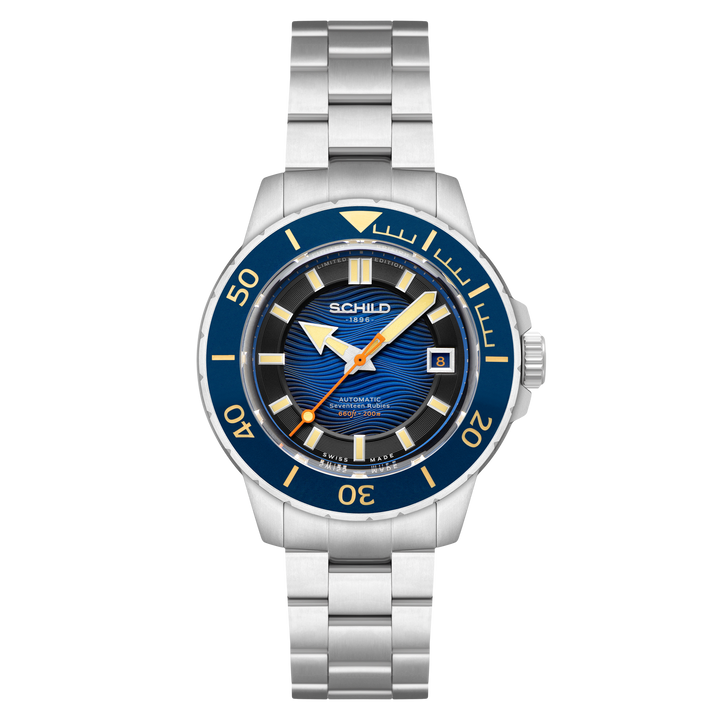 Hermann Swiss Automatic Limited Edition Blue / Stainless Steel | Blue Dial
