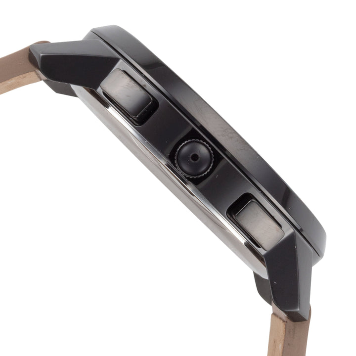 Bold 42mm / Black / Tan | Black Dial