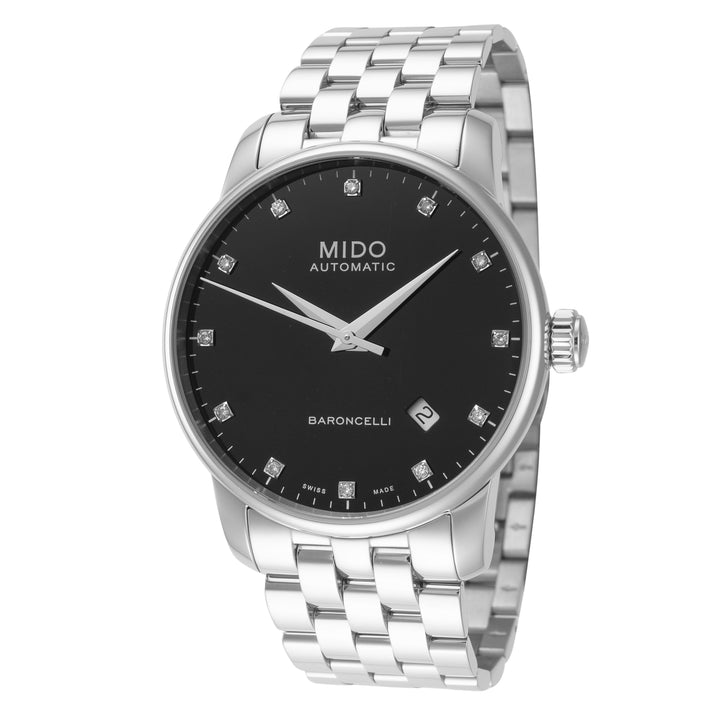 Baroncelli 38mm / Black / Silver | Black Dial