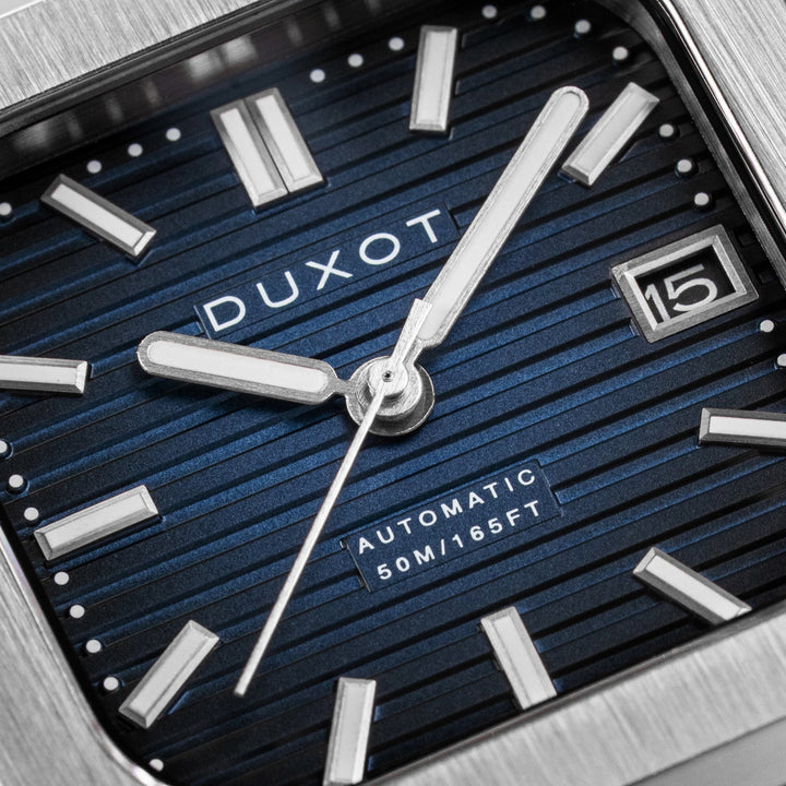 Quadrata Automatic Blue / Stainless Steel Blue Dial