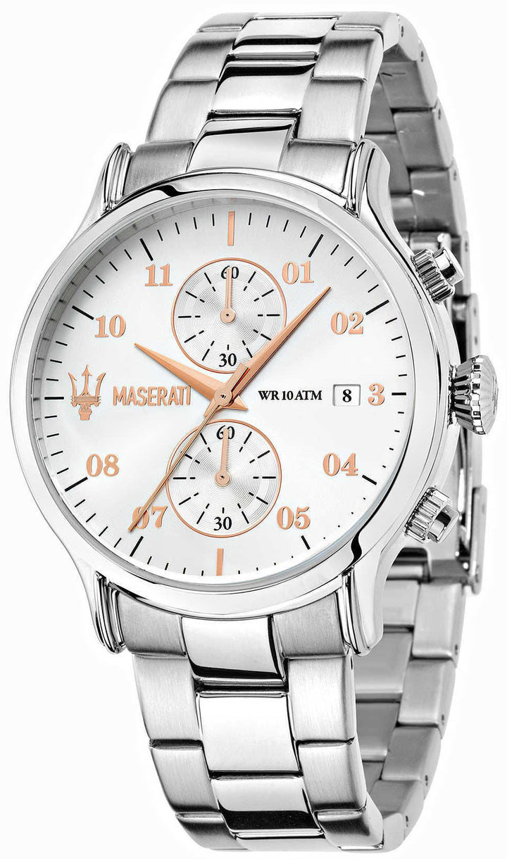 EPOCA White / Stainless Steel | White Dial